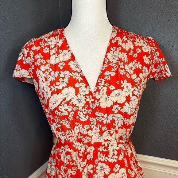 Rebecca Taylor Cherry Blossom Wrap Dress - Picture 5 of 11